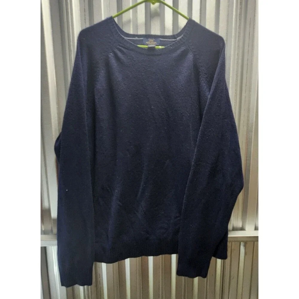 Brooks Brothers 346 Washable Wool Pullover Long Sleeve Men's Sweater Size XL